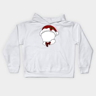 slenderman christmas chibi Kids Hoodie